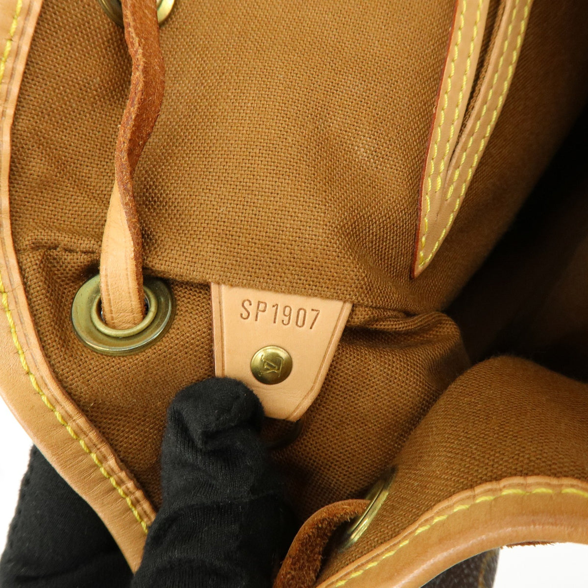 Louis Vuitton Vintage Montsouris Monogram Canvas, Brown, Canvas, Backpack