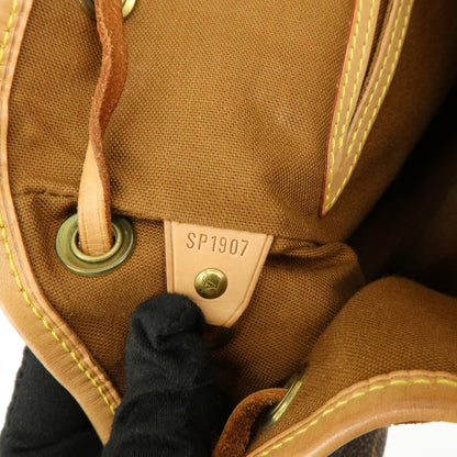 Louis Vuitton Vintage Montsouris Monogram Canvas, Brown, Canvas, Backpack