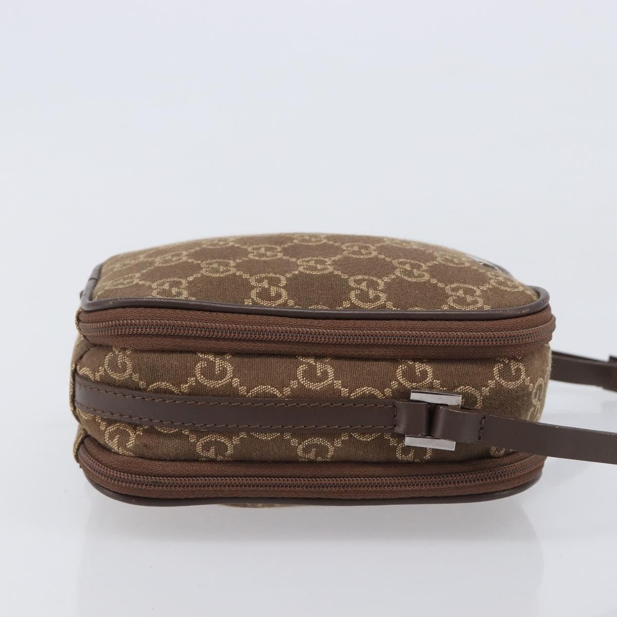 Gucci Crossbody Canvas, Brown, Canvas, Crossbody Bag