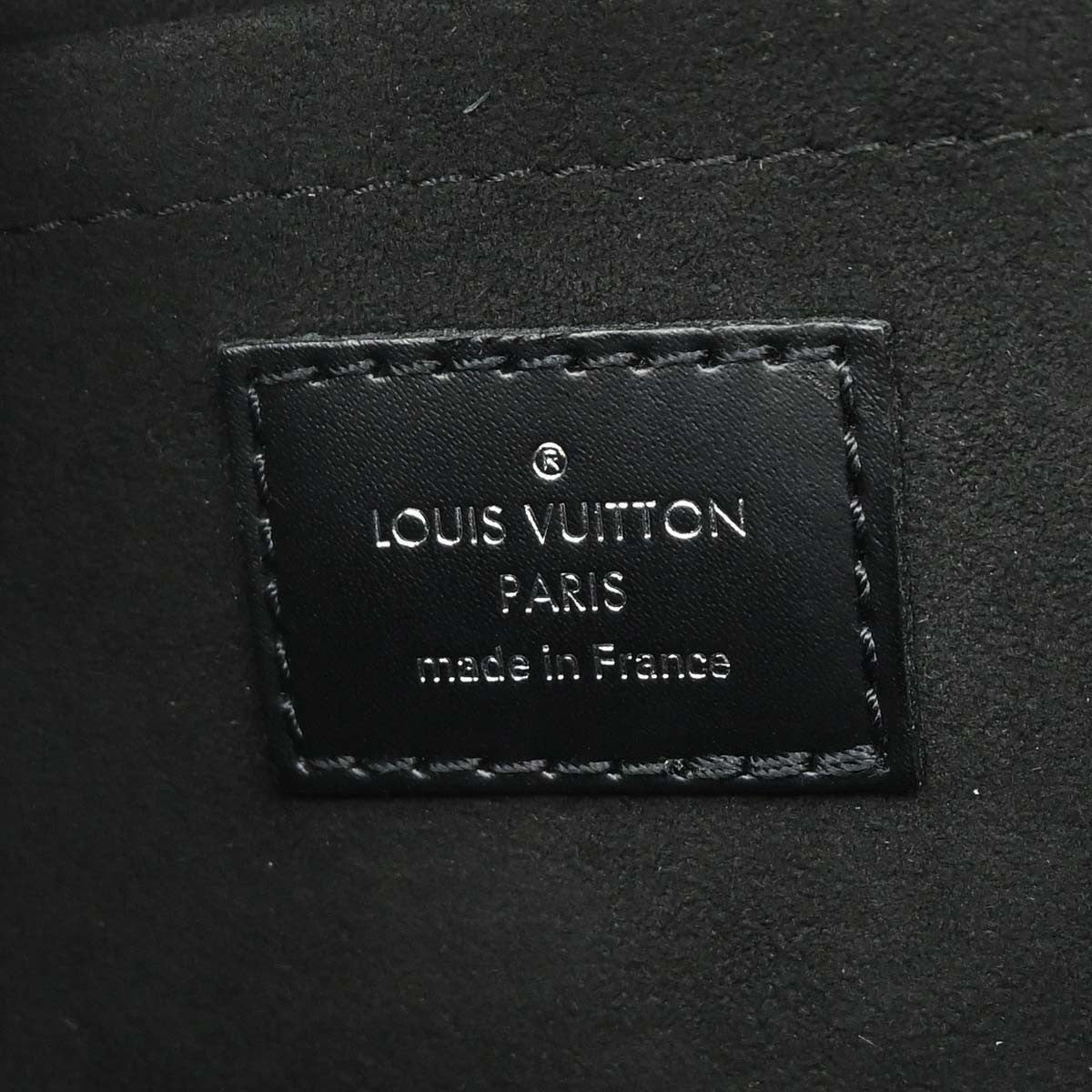 Louis Vuitton Montaigne Epi, Black, Leather, Handbag