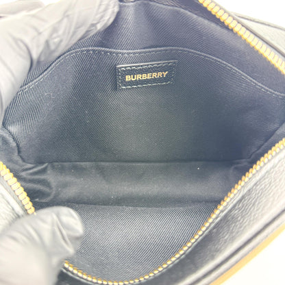 Burberry Camera Vintage Check Canvas, Black, Canvas, Handbag
