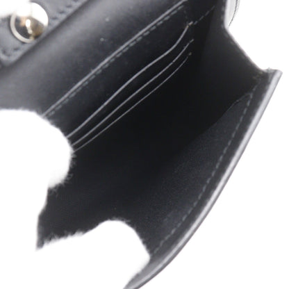 Gucci Flap Printed Coated Canvas, Black, PVC, Shoulder Bag