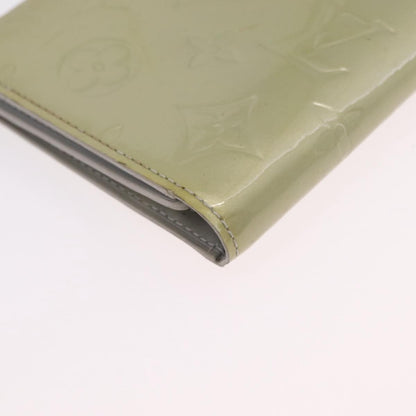 Louis Vuitton Walker Monogram Vernis, Gray, Patent Leather, Wallet
