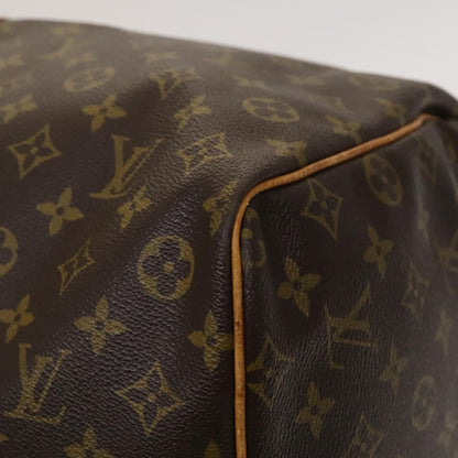 Louis Vuitton Keepall Bag Monogram Canvas, BROWN, CANVAS, Travel bag