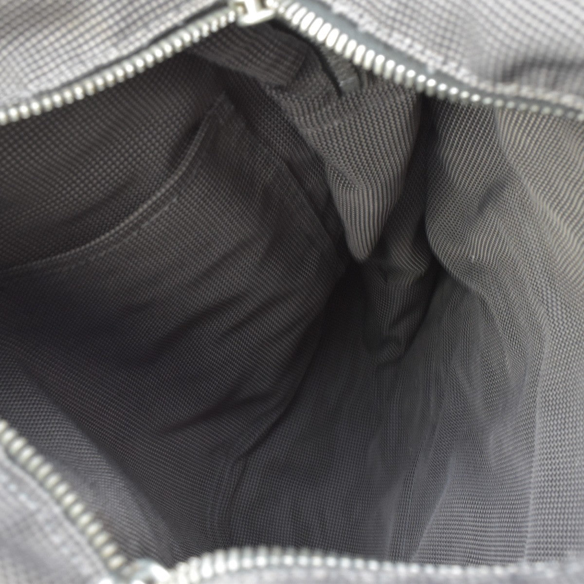 Hermes Herline Canvas, Gray, Canvas, Backpack