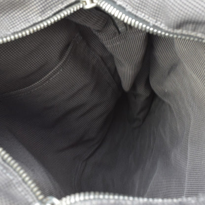 Hermes Herline Canvas, Gray, Canvas, Backpack