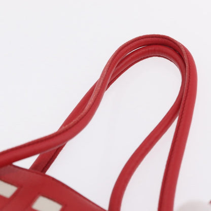Loewe Flamenco Knot Patchwork Leather, Red, Leather, Handbag