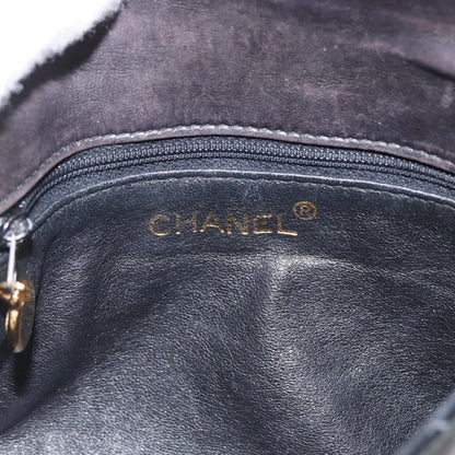 Chanel Vintage CC Flap Waist Patent Leather, Black, Patent Leather, Clutch