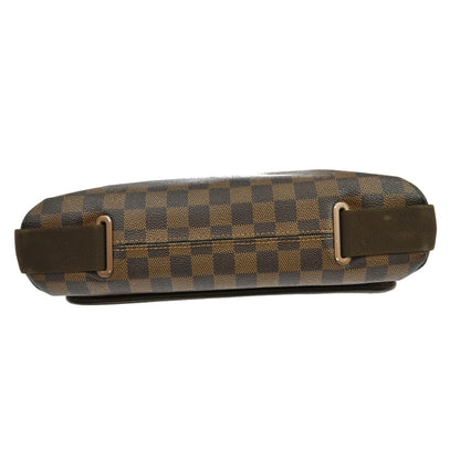 Louis Vuitton Brooklyn Damier, Brown, Canvas, Handbag