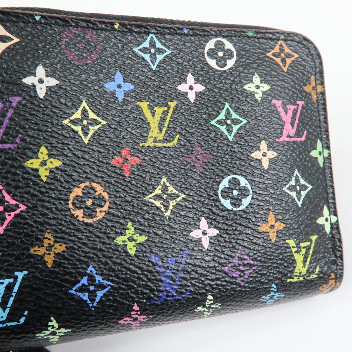 Louis Vuitton Zippy Coin Purse Monogram Multicolor, Black, Canvas, Wallet