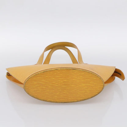 Louis Vuitton Saint Jacques Epi Leather, Yellow, Leather, Handbag