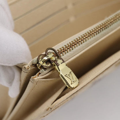 Louis Vuitton Sarah Damier, White, Canvas, Wallet