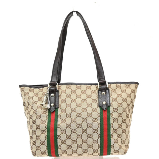 Gucci Jolicoeur GG Canvas, Brown, Canvas, Tote Bag