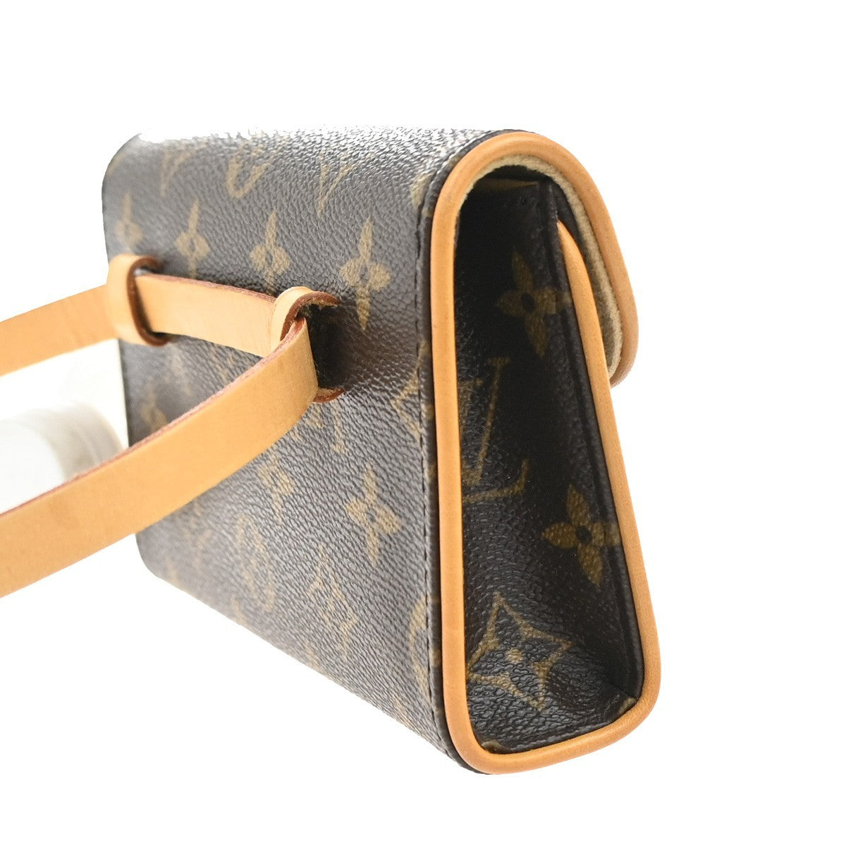Louis Vuitton Florentine Waist Monogram Canvas, Brown, Canvas, Clutch