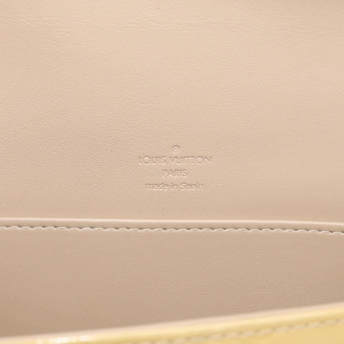 Louis Vuitton Thompson Street Monogram Vernis, Beige, Patent Leather, Shoulder Bag