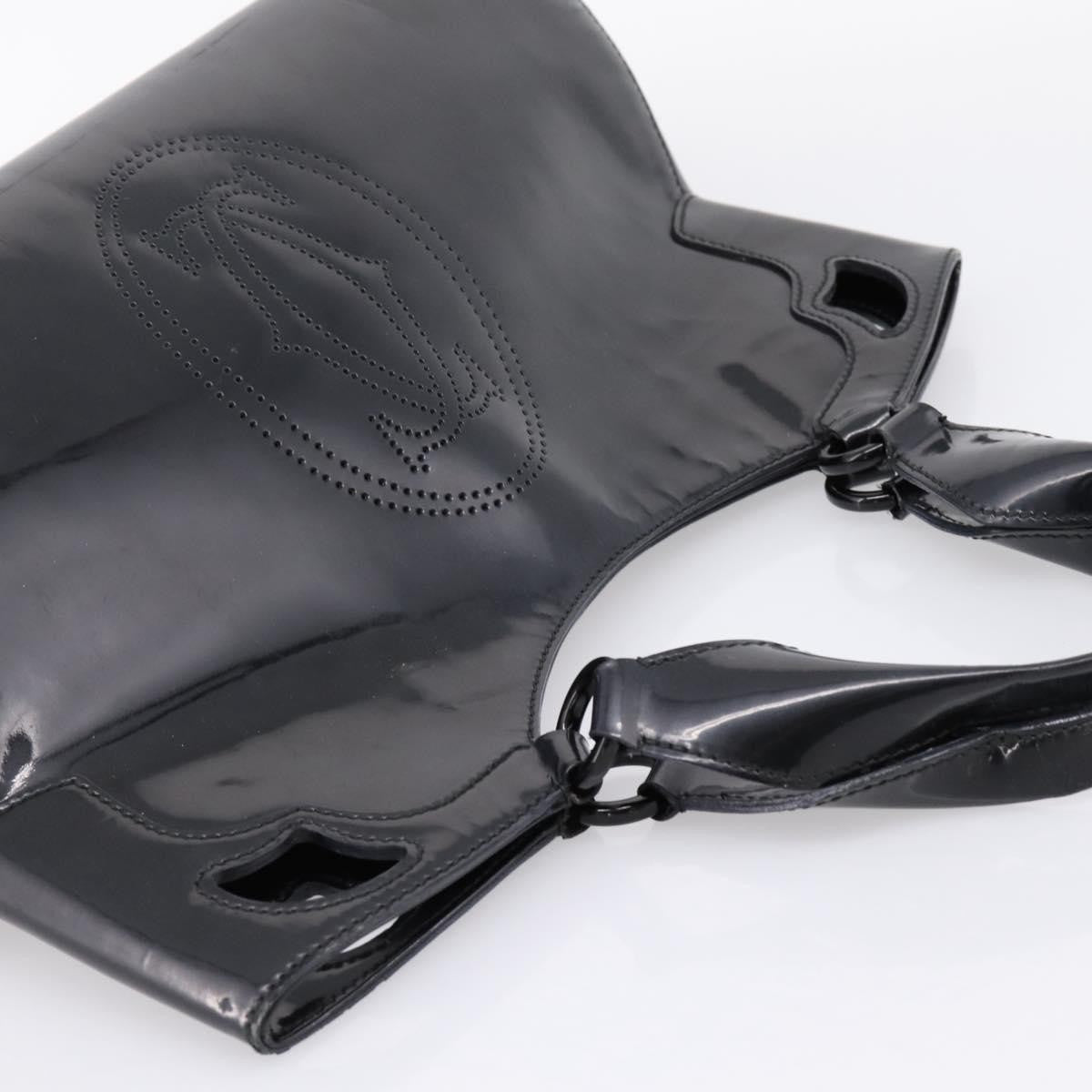Cartier Marcello Patent leather, Black, Patent Leather, Handbag