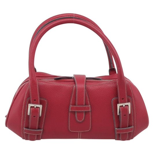 Loewe Senda Leather, Red, Leather, Handbag