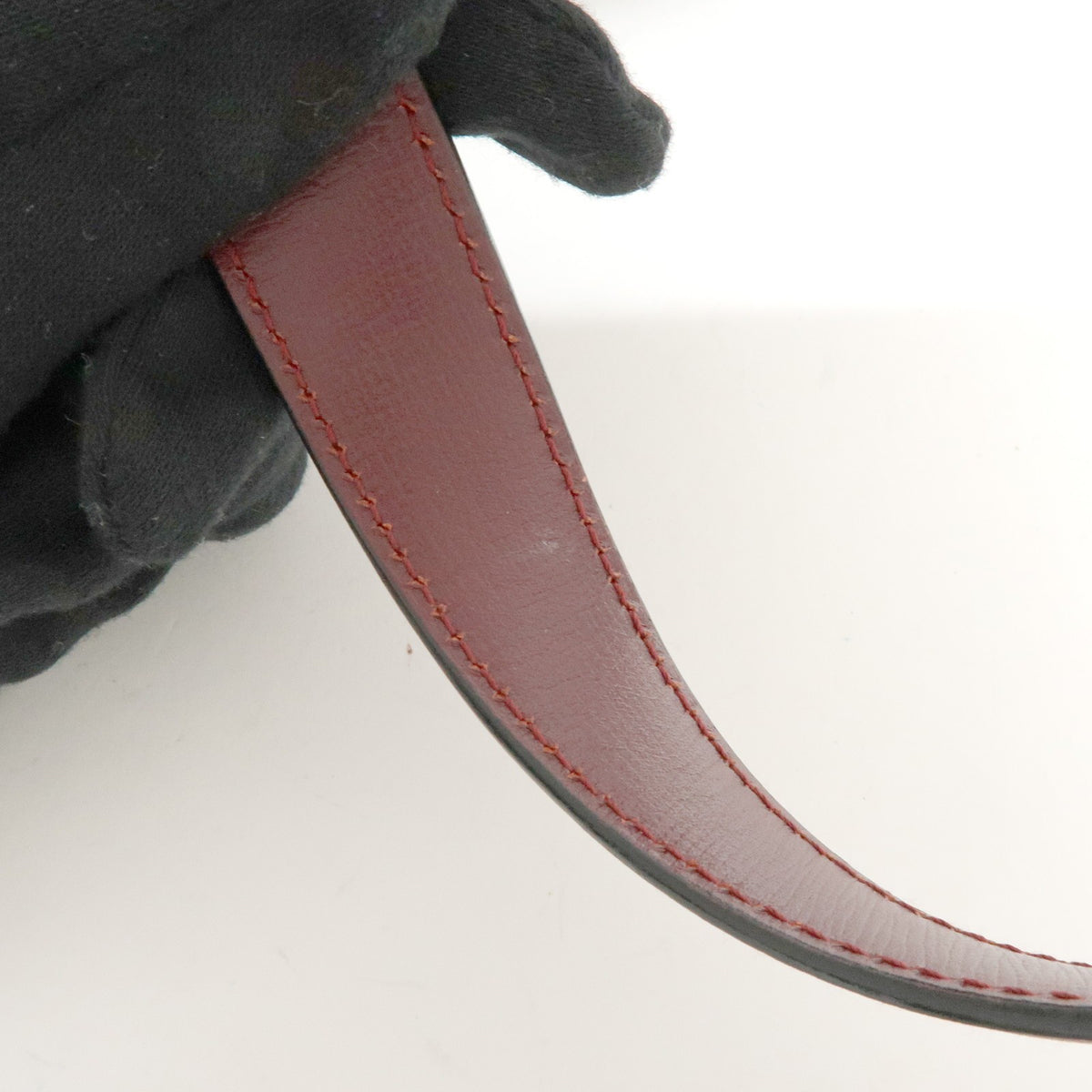 Cartier Must de Cartier Boston Leather, Burgundy, Leather, Travel Bag