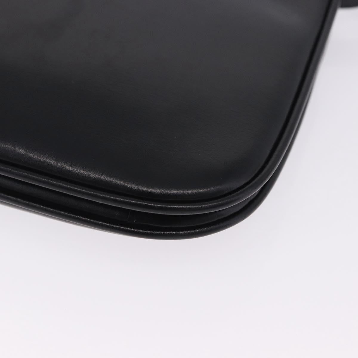 Bally Vintage Leather, Black, Leather, Shoulder Bag