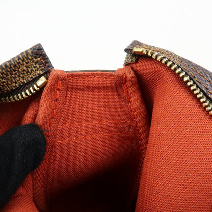 Louis Vuitton Trousse Make Up Damier, Brown, Canvas, Clutch