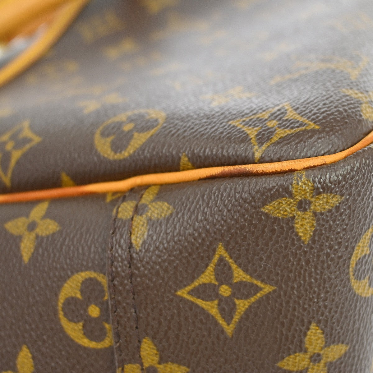 Louis Vuitton Deauville Monogram, Brown, Canvas, Handbag