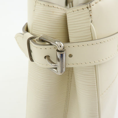 Louis Vuitton Passy Epi Leather, White, Leather, Tote Bag