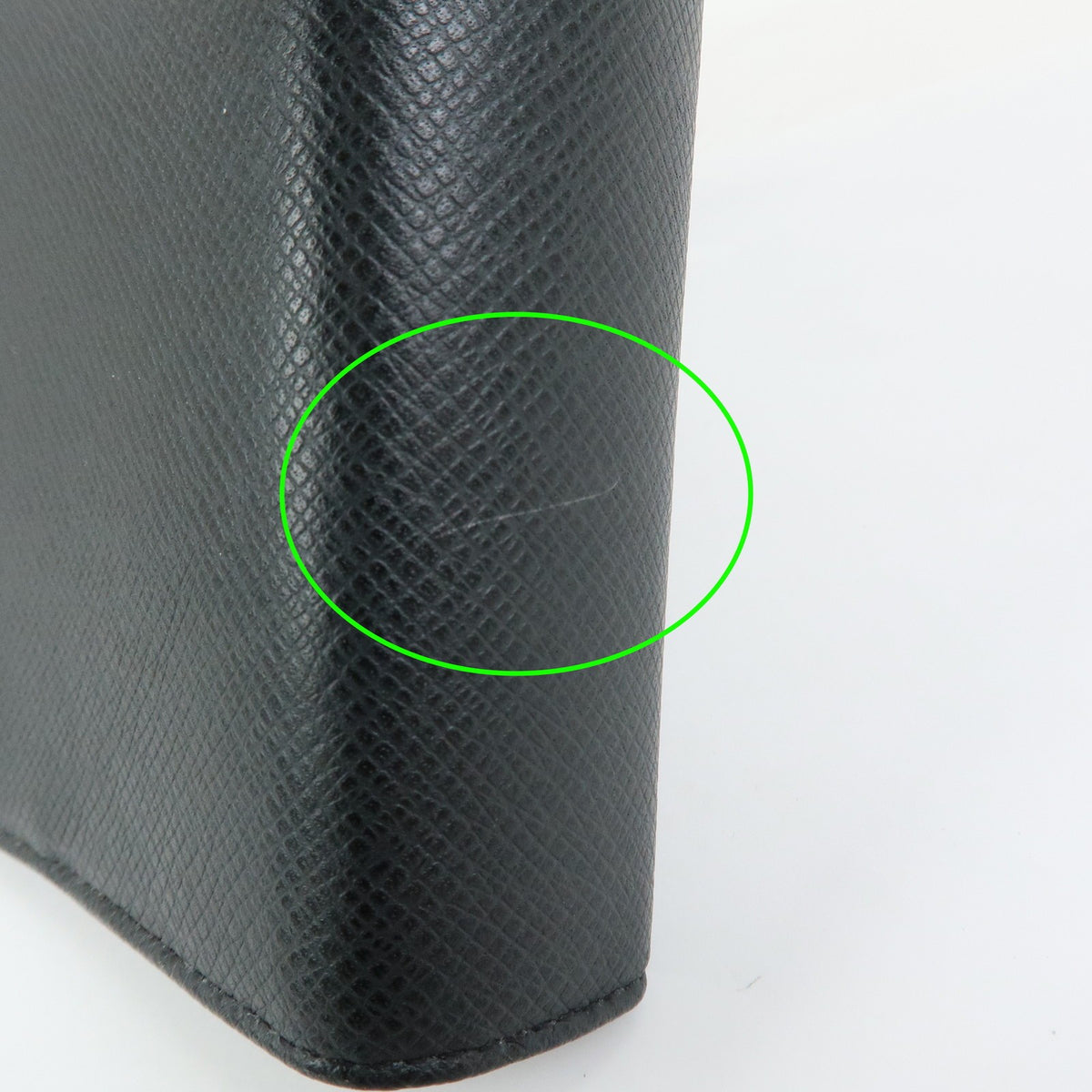 Louis Vuitton Ring Agenda Cover Taiga Leather, Gray, Leather, Briefcase