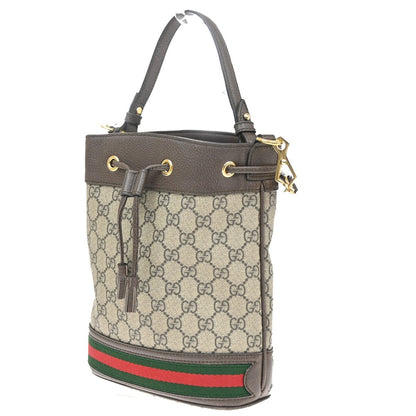 Gucci Ophidia Bucket GG Coated Canvas, Brown, Canvas, Handbag