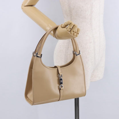 Gucci Jackie Leather, Beige, Leather, Handbag