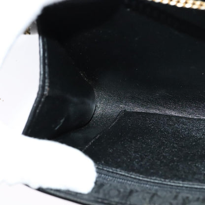 Christian Dior Vintage Trotter Flap Canvas, Black, Canvas, Shoulder Bag