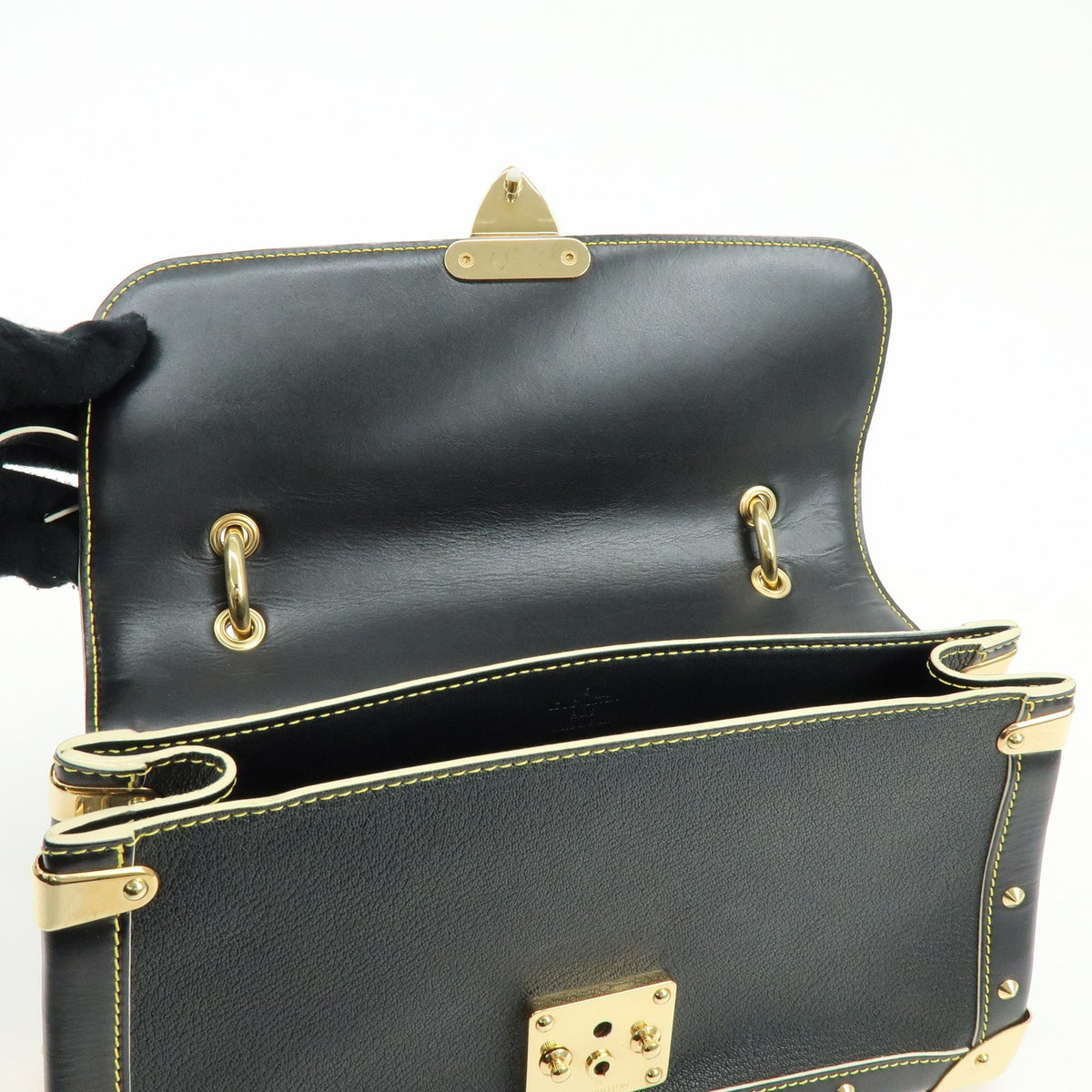 Louis Vuitton Suhali Le Talentueux Leather, Black, Leather, Handbag