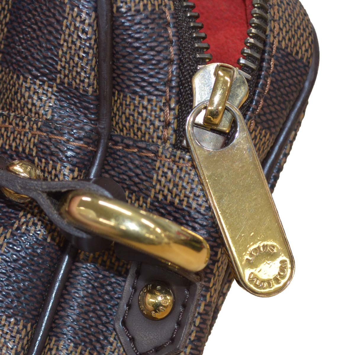 Louis Vuitton Rift Damier, Brown, Canvas, Handbag