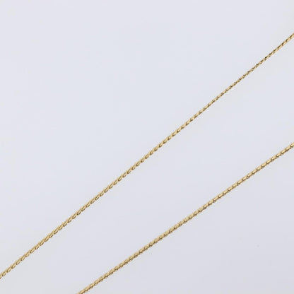 Christian Dior CD Pendant Metal, Gold, Metal, Necklace