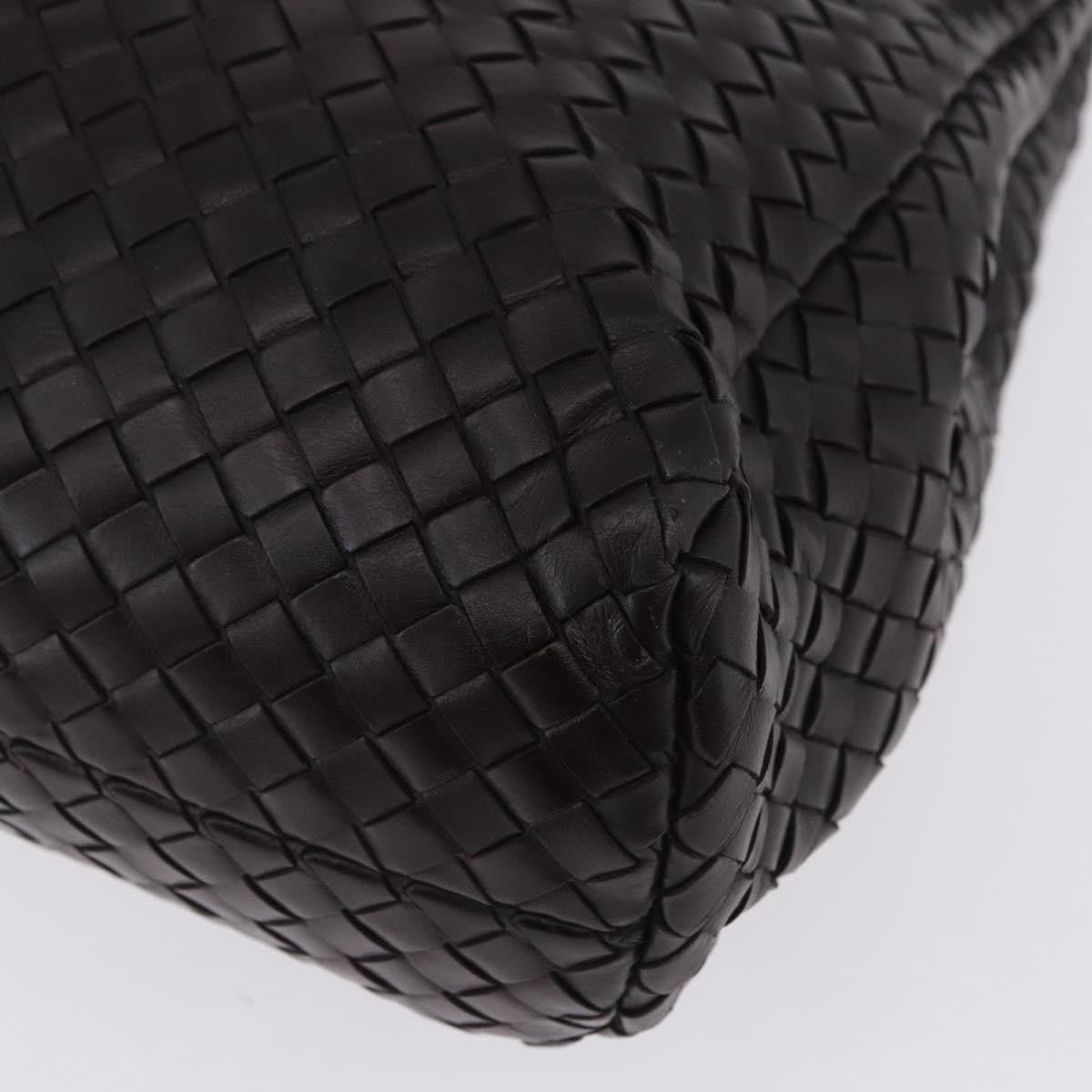 Bottega Veneta Envelope Intrecciato Nappa, Black, Leather, Briefcase