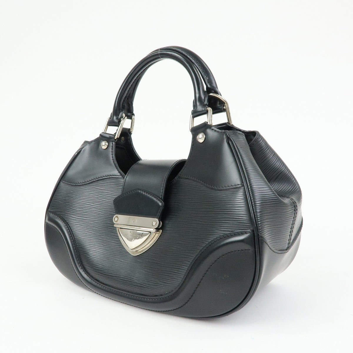 Louis Vuitton Montaigne Sac Epi Leather, Black, Leather, Handbag
