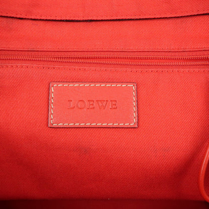 Loewe Anagram Leather, Red, Leather, Tote Bag
