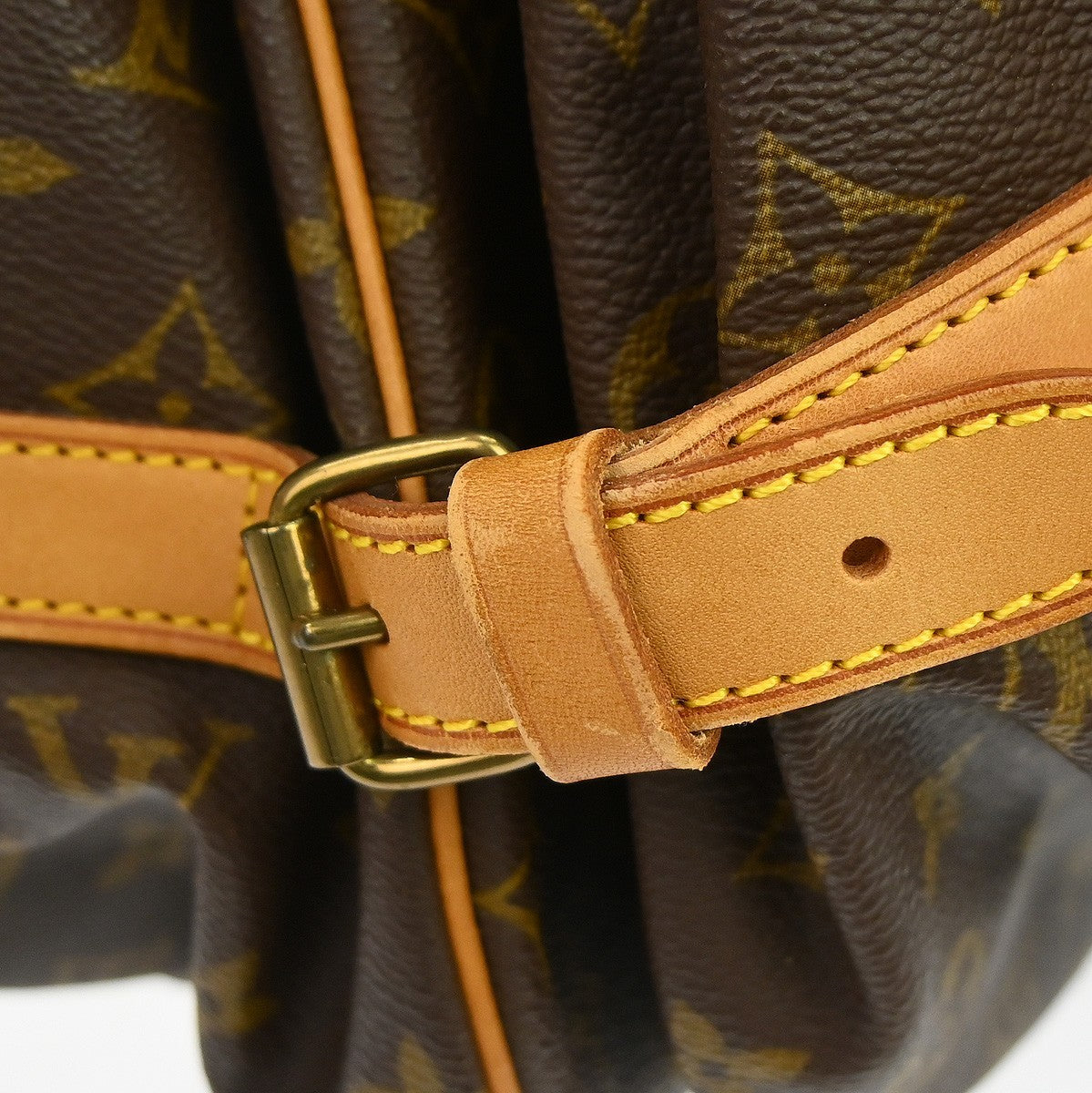 Louis Vuitton Saumur Monogram, Brown, Canvas, Shoulder Bag