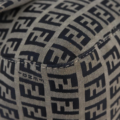 Fendi Baguette Zucchino Canvas, Navy, Canvas, Handbag