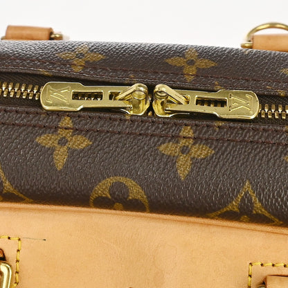 Louis Vuitton Deauville Monogram Canvas, Brown, Canvas, Handbag