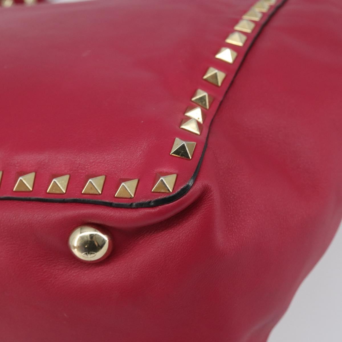 Valentino Garavani Rockstud Tote Soft Leather, Pink, Leather, Tote Bag