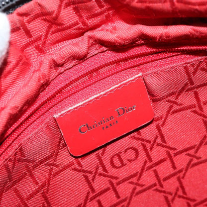Christian Dior Vintage Lady Dior Bag Cannage Quilt Nylon, BLACK, NYLON, Handbag