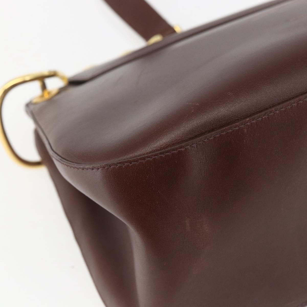 Prada Vintage Leather, Brown, Leather, Shoulder Bag