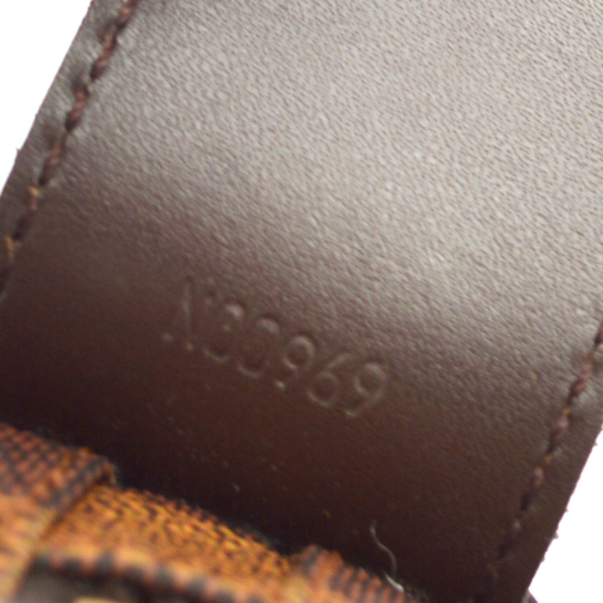 Louis Vuitton Naviglio Damier, Brown, Canvas, Shoulder Bag