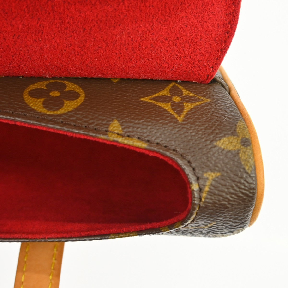 Louis Vuitton Sonatine Monogram Canvas, Brown, Canvas, Handbag