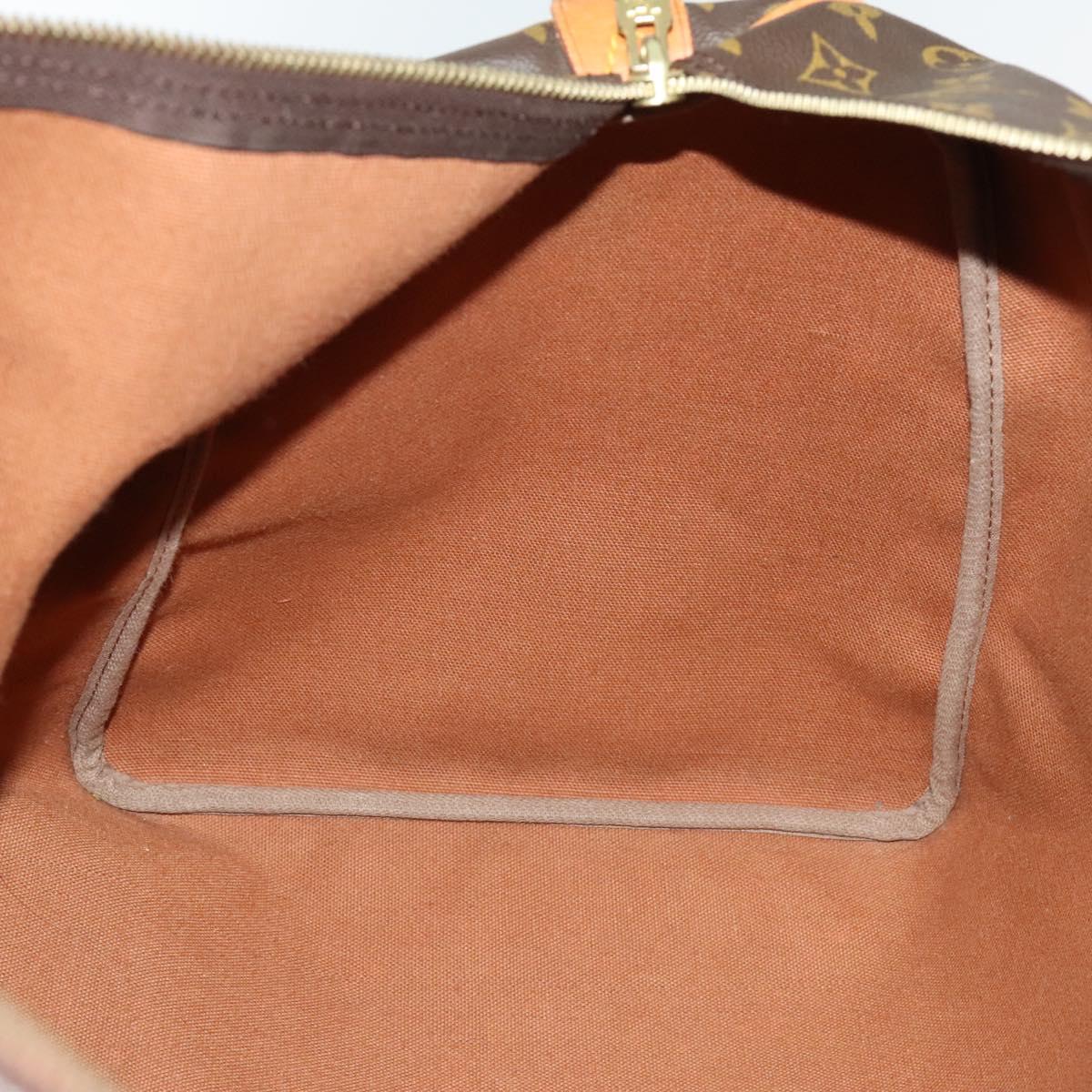 Louis Vuitton Keepall Bag Monogram Canvas, BROWN, CANVAS, Travel bag