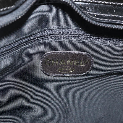 Chanel CC Shoulder Bag Patent leather, Black, Patent Leather, Shoulder Bag