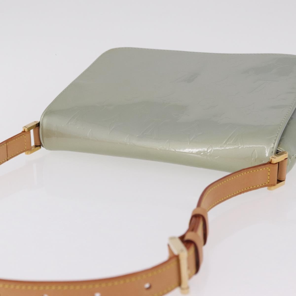 Louis Vuitton Thompson Street Monogram Vernis, Gray, Patent Leather, Shoulder Bag