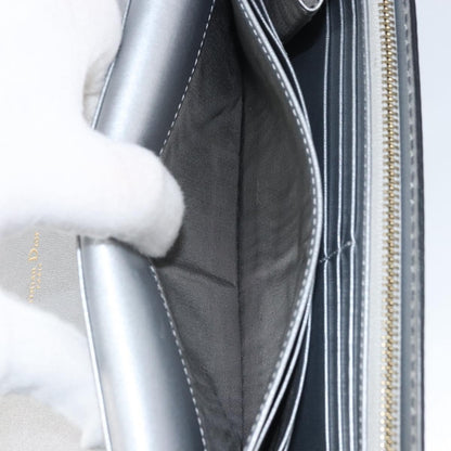 Christian Dior J'Adior Croisiere Chain Leather, Silver, Leather, Clutch
