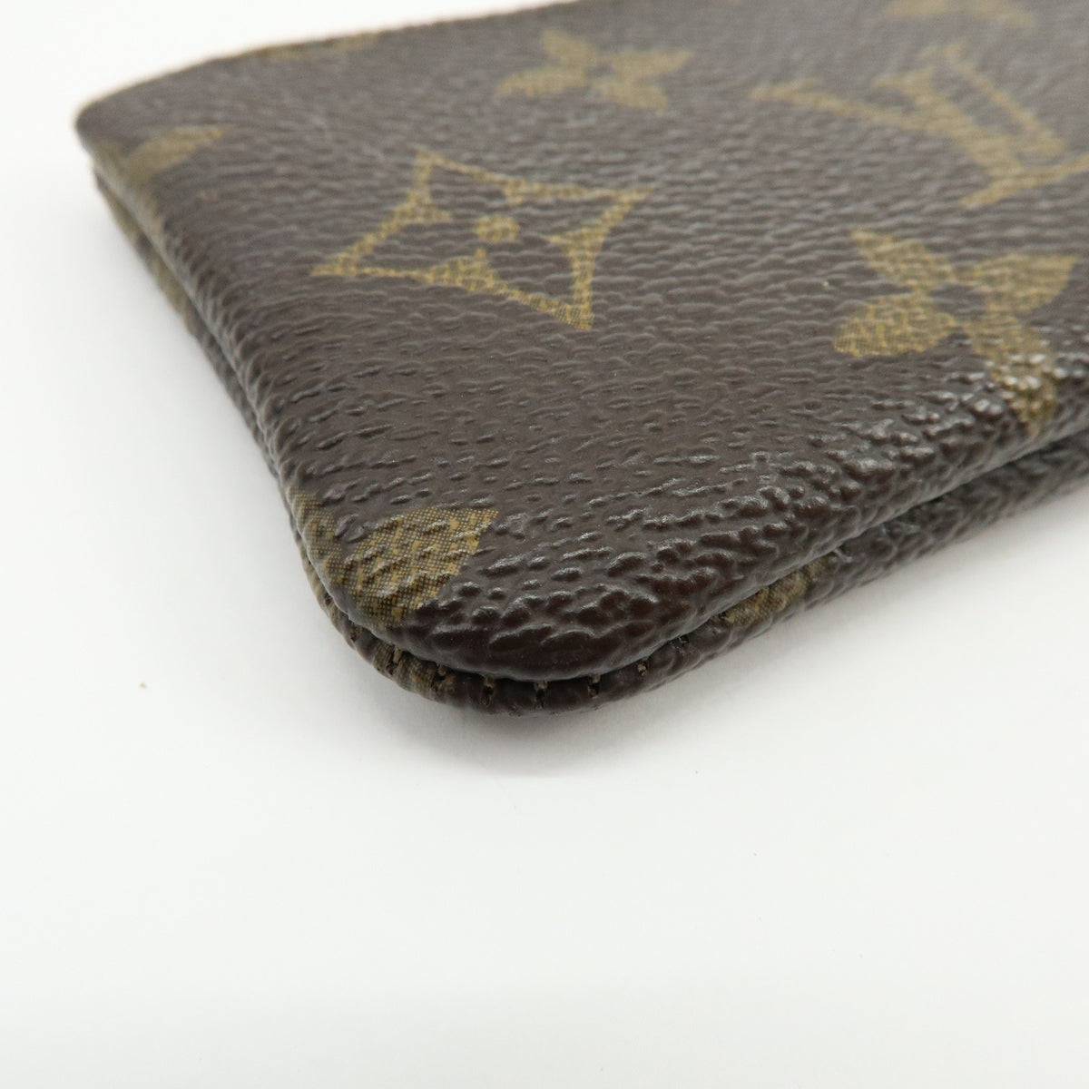 Louis Vuitton Key Monogram Canvas, Brown, Canvas, Clutch