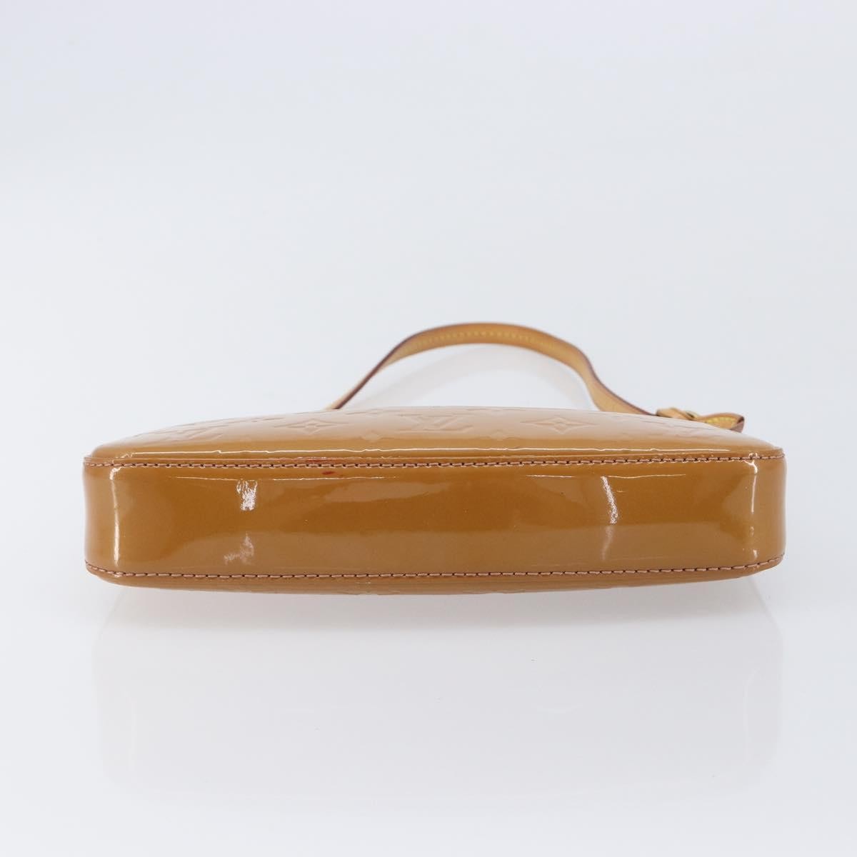Louis Vuitton Pochette Accessoires NM Monogram Vernis, Brown, Patent Leather, Clutch